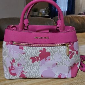 Michael Kors Pink Floral Women's Bag